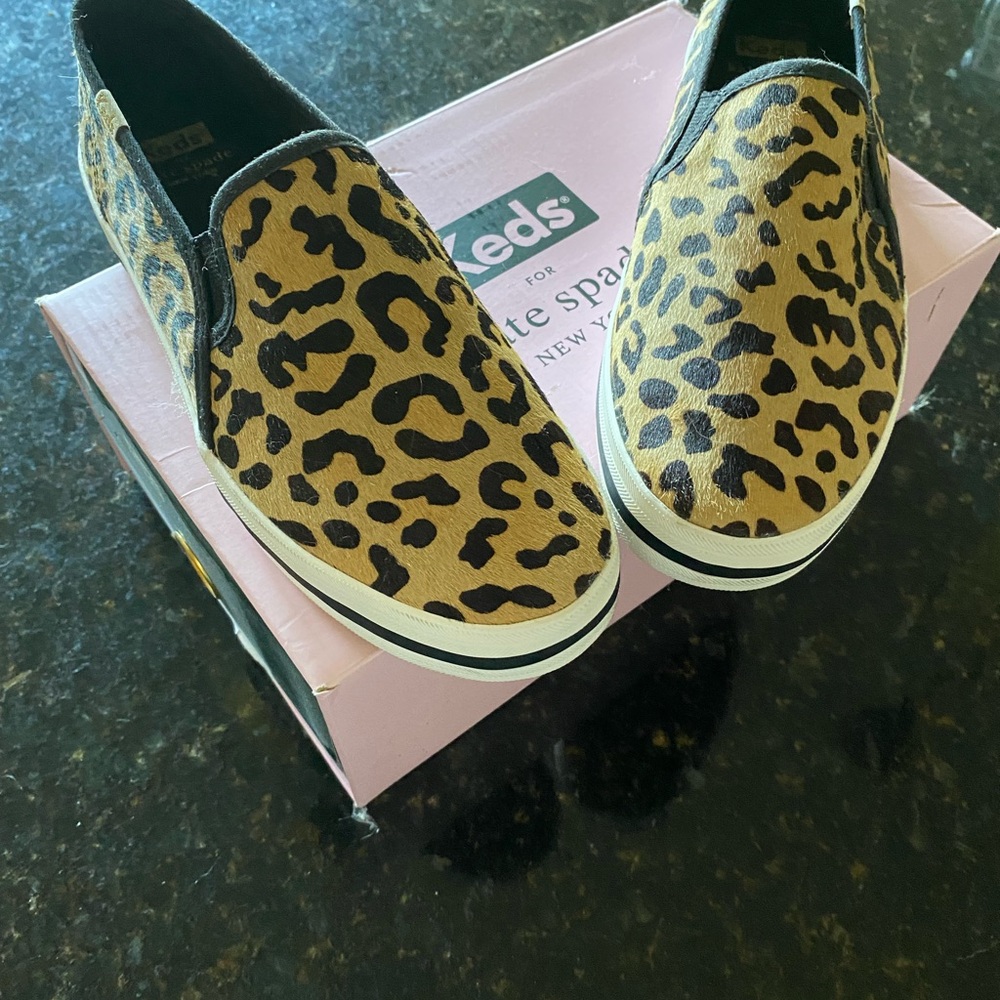Keds Animal Print Slip-On Shoes